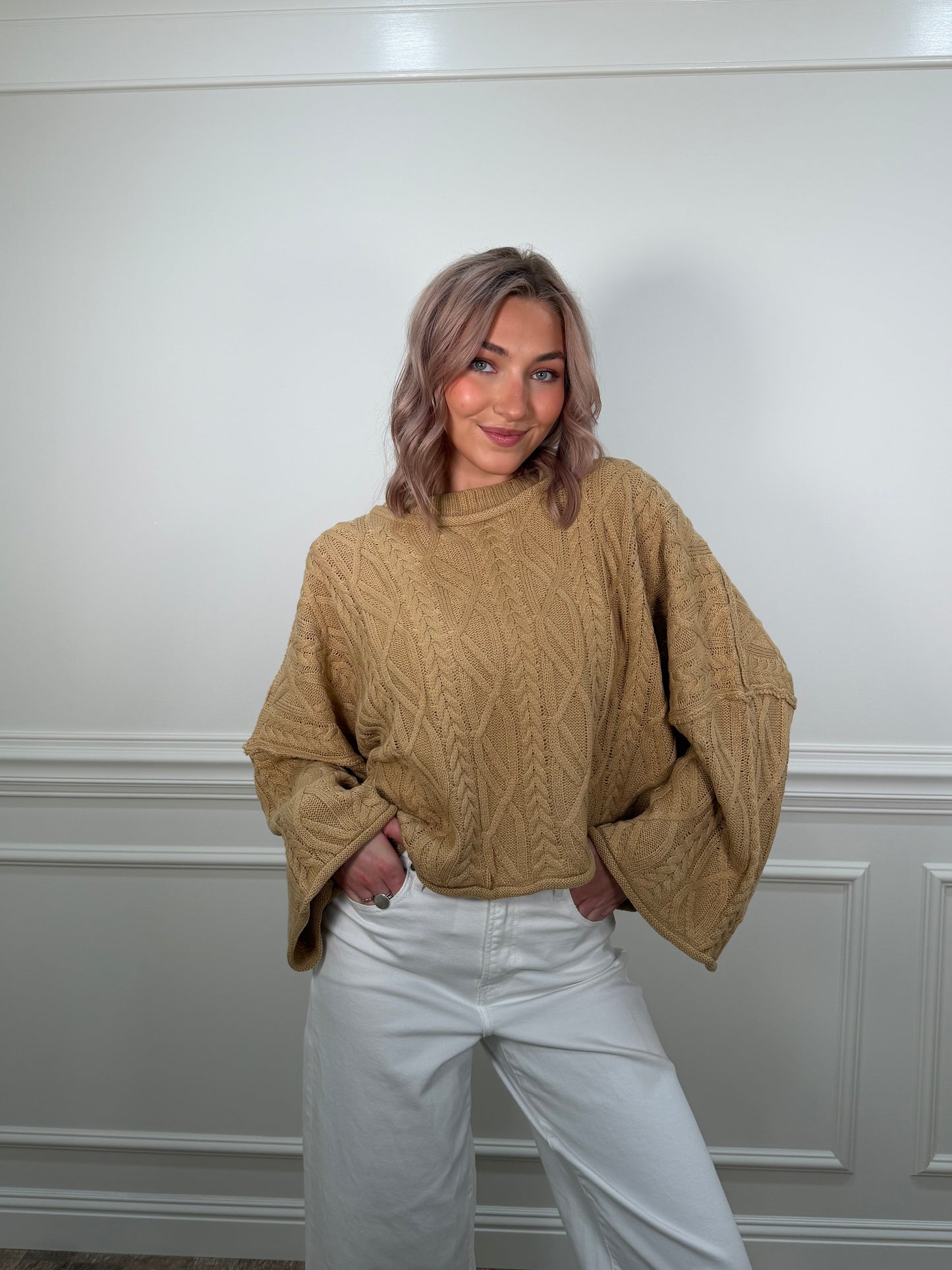 Fireside Cable Knit Sweater