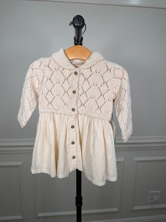 Phoebe Pointelle Sweater Dress