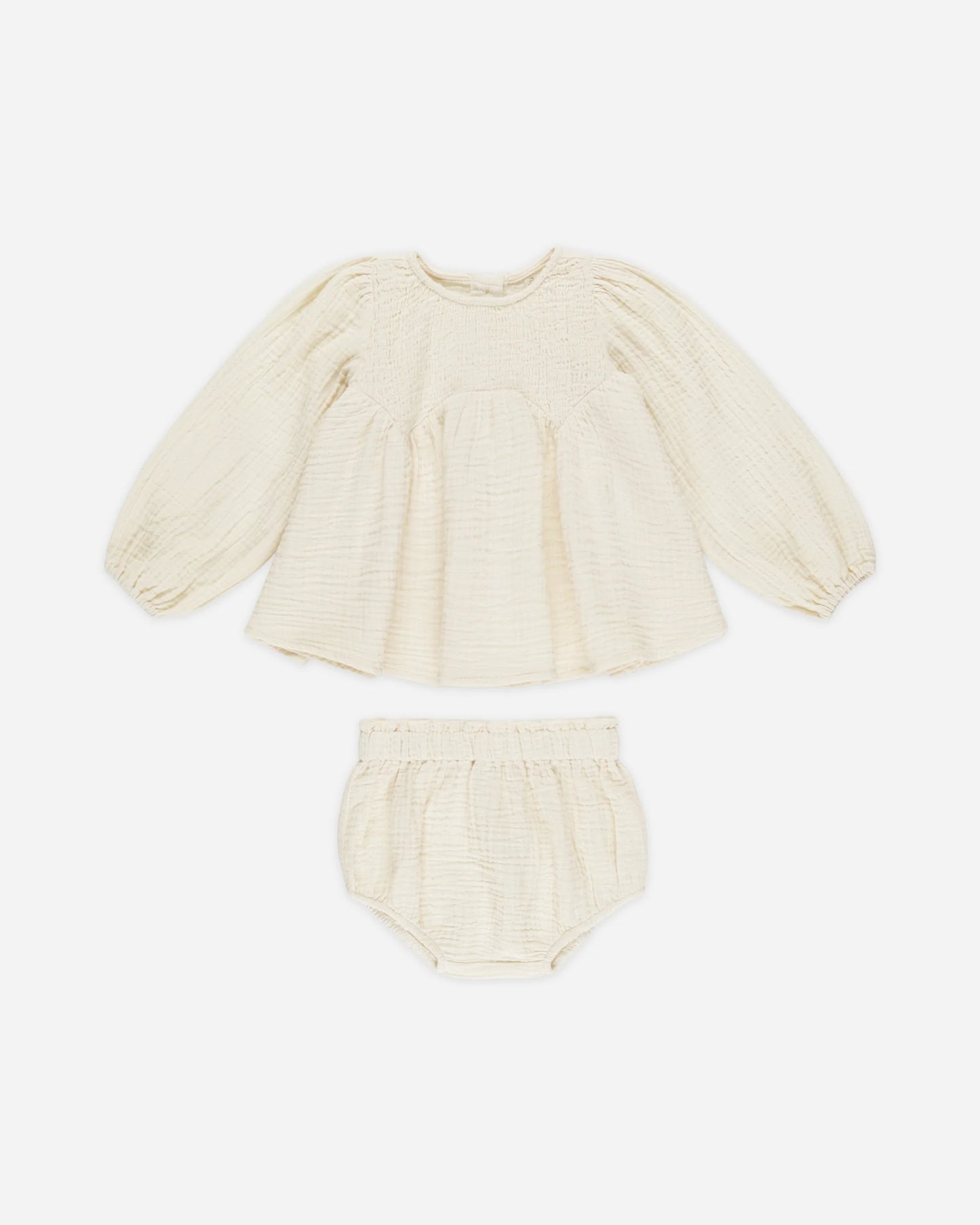 SOPHIA TOP + BLOOMER SET || NATURAL