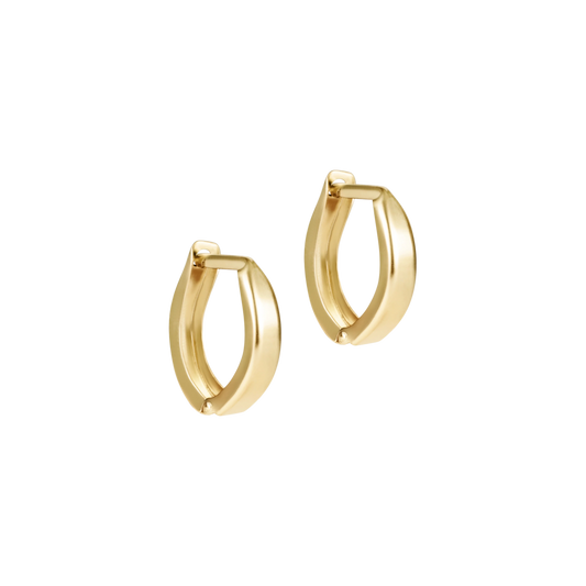 HUGGIE GOLD 0.5” HOOP
