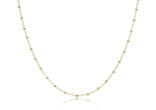 15" CHOKER SIMPLICITY CHAIN- CLASSIC 2MM GOLD