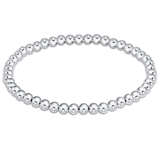 HOPE UNWRITTEN 4MM BEAD BRACELET- STERLING