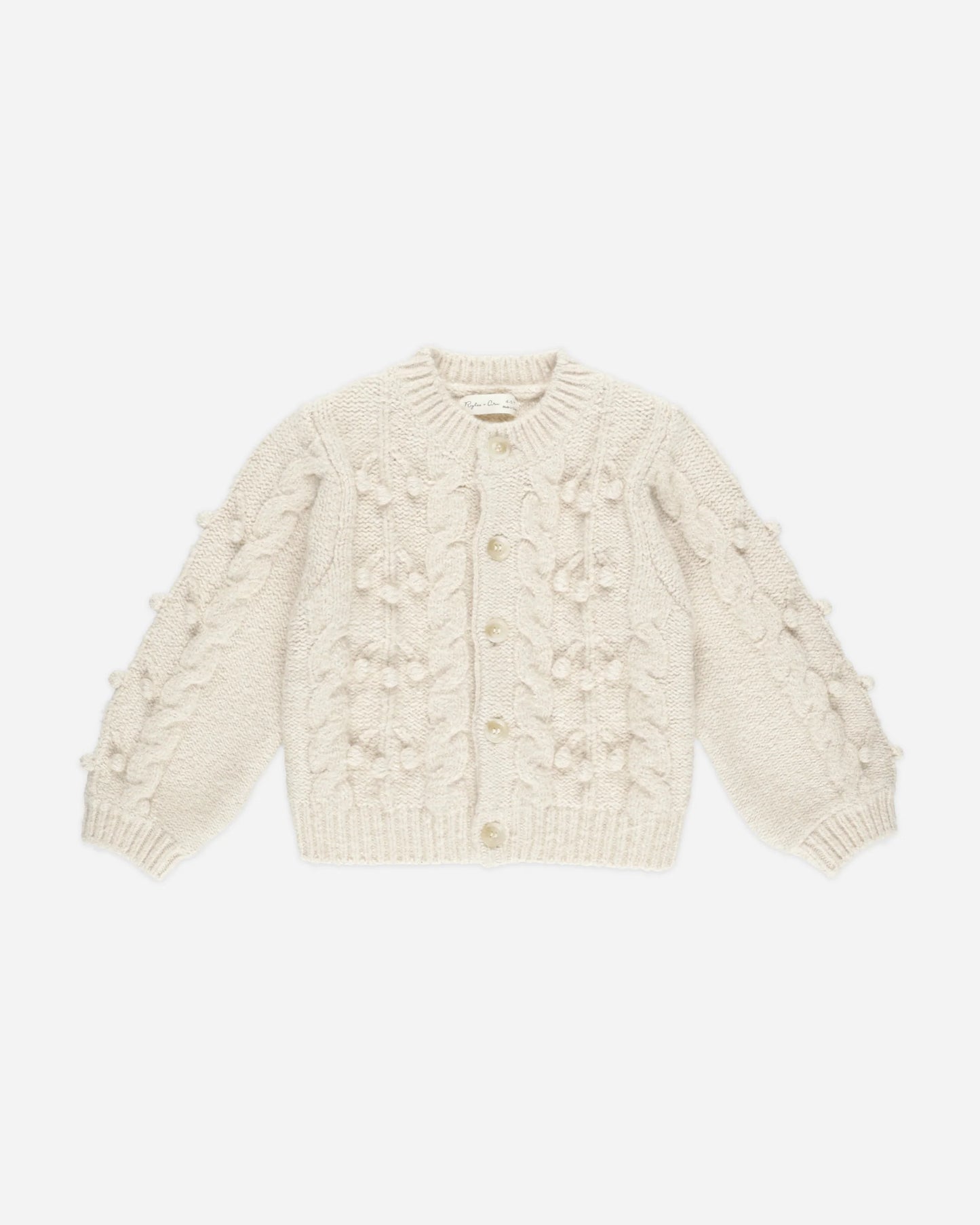 BOBBLE CARDIGAN || NATURAL