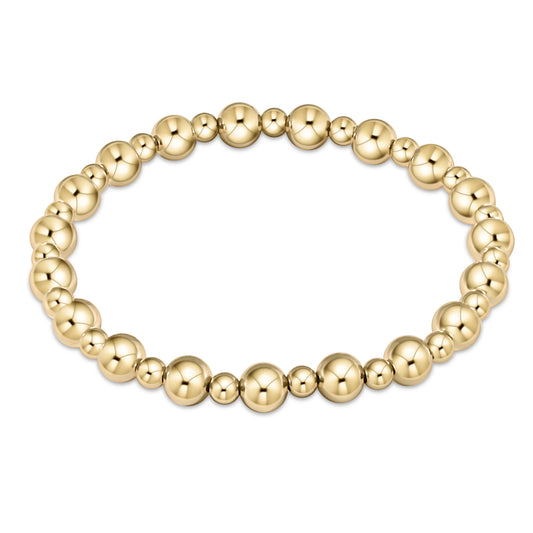 CLASSIC GRATEFUL PATTERN 6MM BRACELET